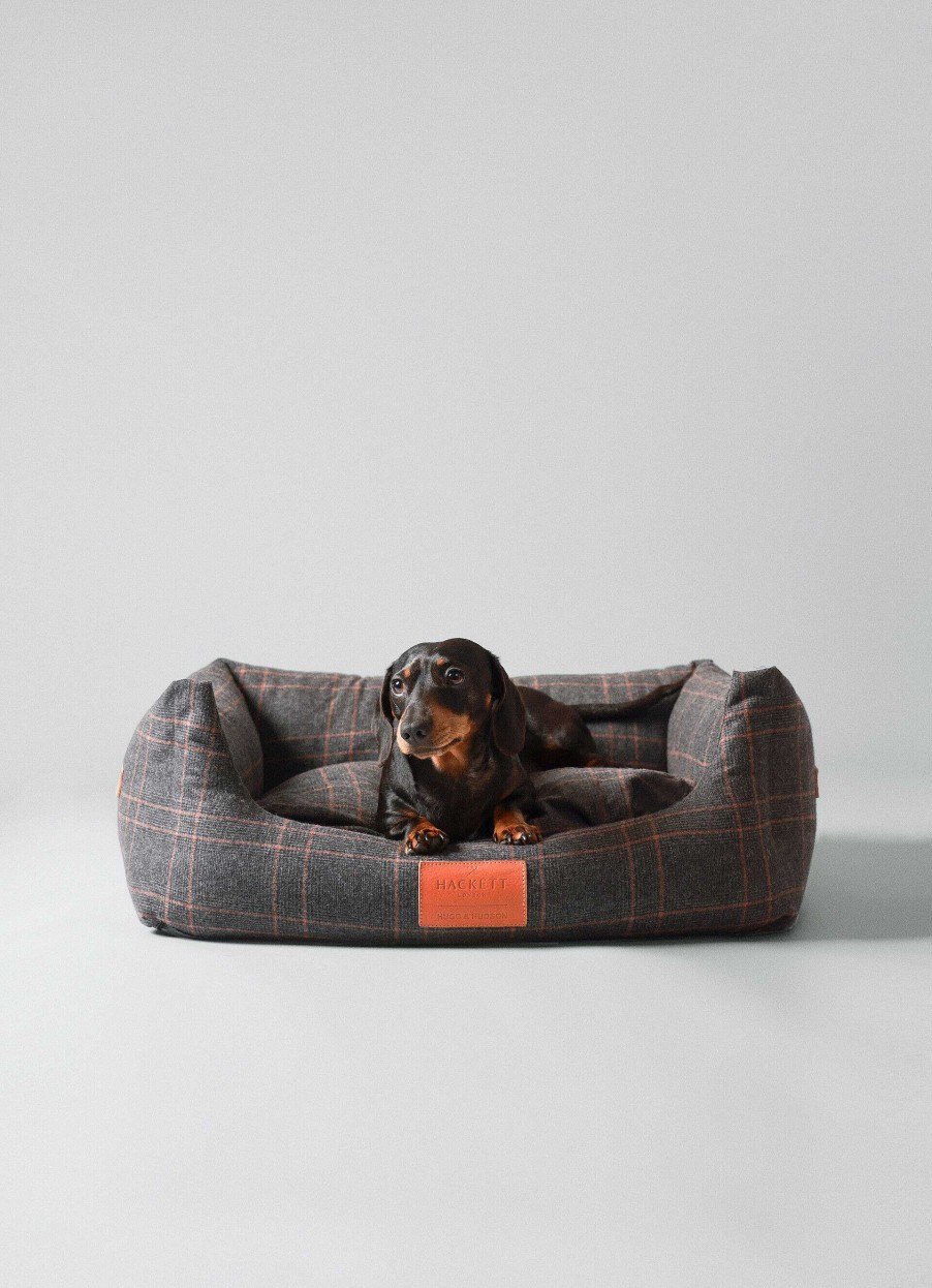 Accessoires Hackett London | Tweed Stoffen Bed Voor Honden - Klein