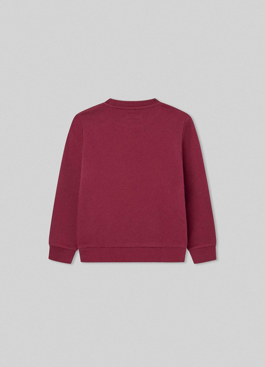 Jongens Hackett London | Slim Fit Sweatshirt Met Crew-Hals