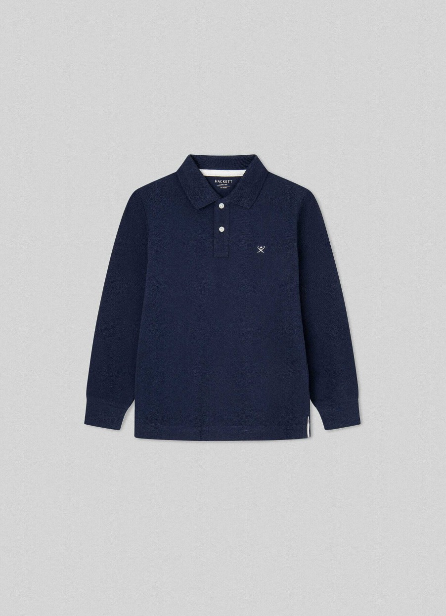 Jongens Hackett London | Polo Met Lange Mouwen