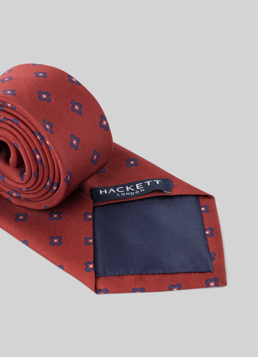 Accessoires Hackett London | Bloem Zijden Stropdas