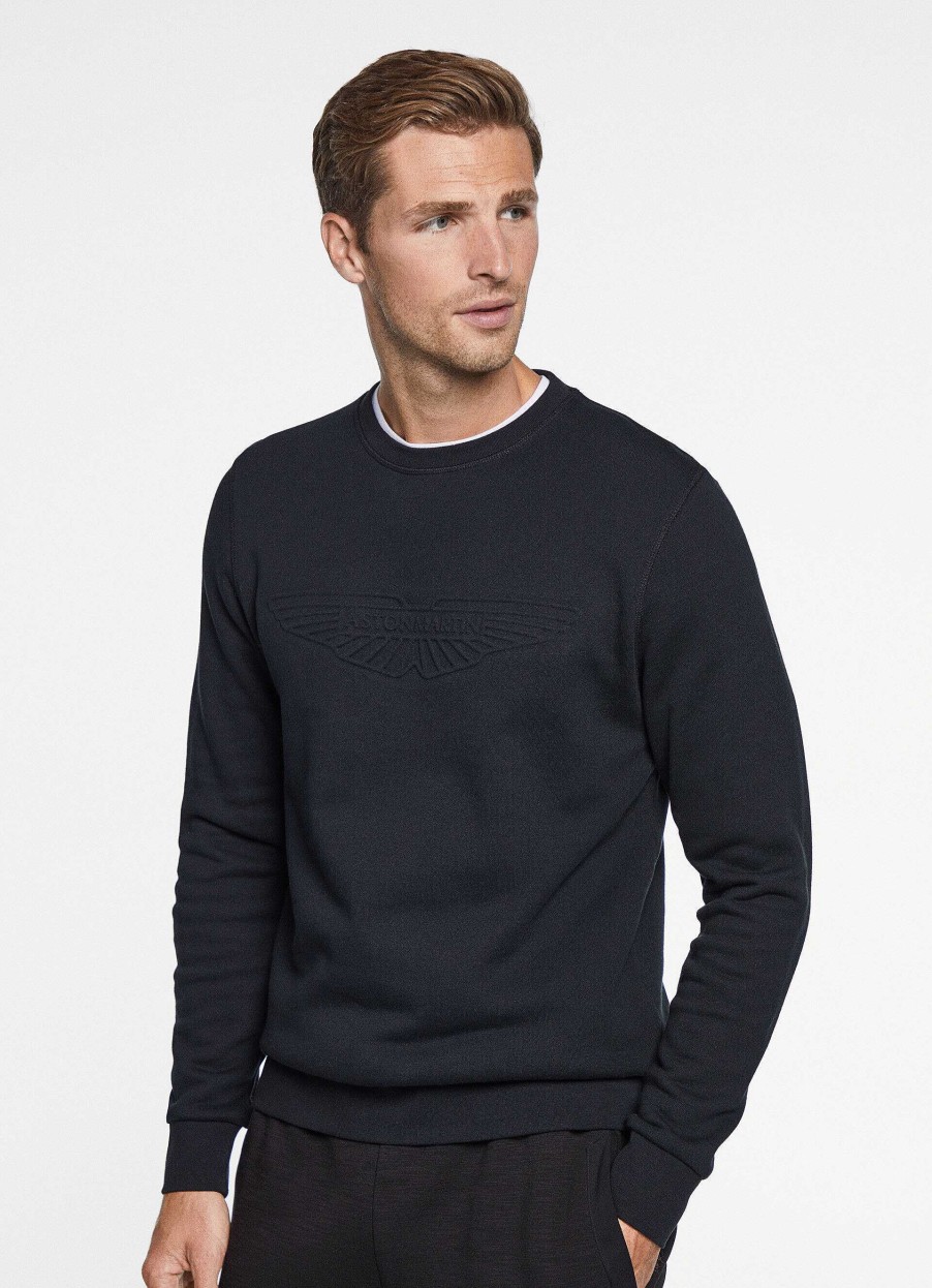 Kleding Hackett London | Aston Martin Sweatshirt Met Crew-Hals