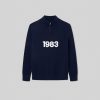 Jongens Hackett London | 1983 Sweatshirt Met Halve Rits