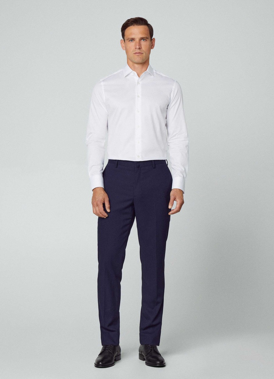 Kleding Hackett London | Slim Fit Vlekbestendig Overhemd