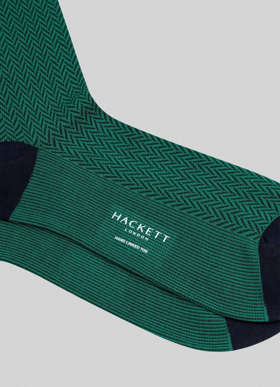 Accessoires Hackett London | Katoenen Sokken Met Visgraat