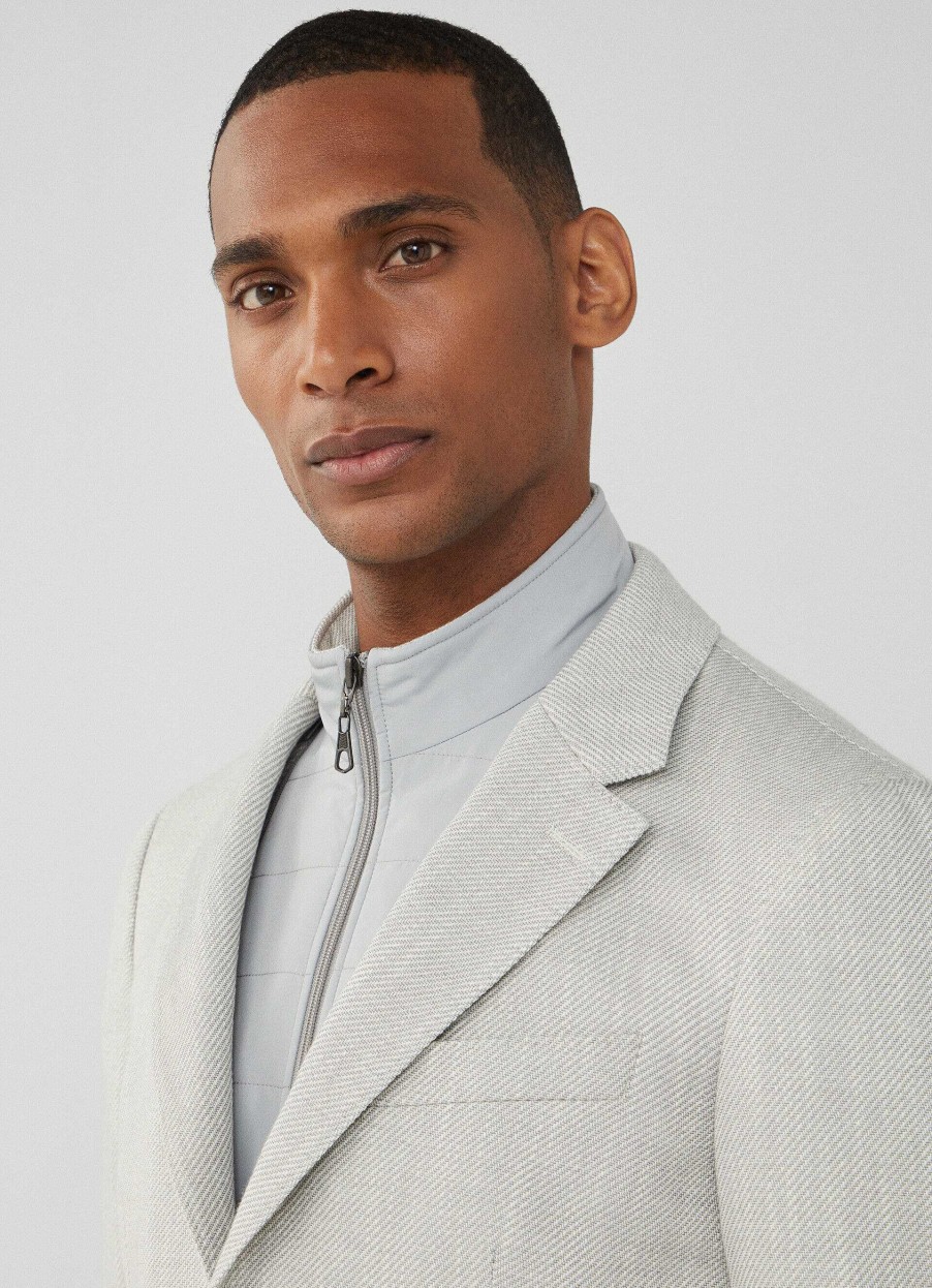 Kleding Hackett London | Hybride Blazer Met Afneembare Bib