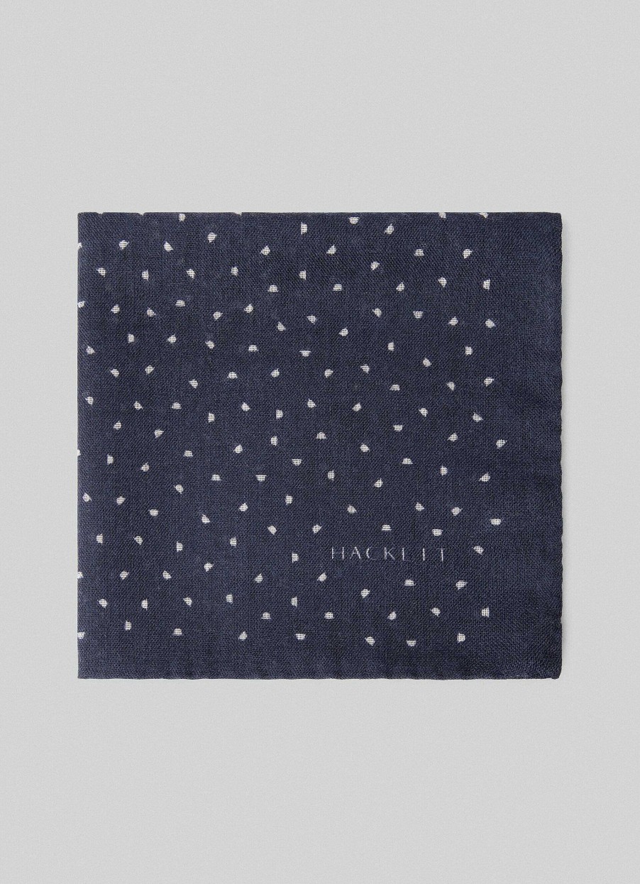 Accessoires Hackett London | Bowler Dot Wollen Zakdoek