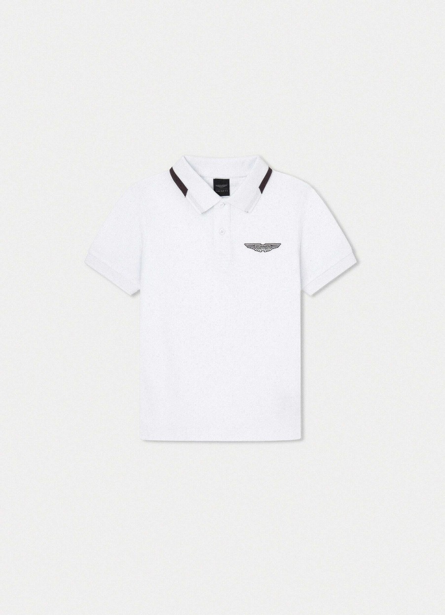 Jongens Hackett London | Katoenen Poloshirt Van Aston Martin