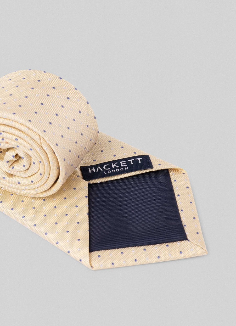 Accessoires Hackett London | Zijden Stropdas Met Polka Dot