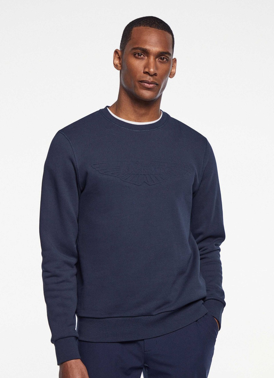 Kleding Hackett London | Aston Martin Sweatshirt Met Crew-Hals