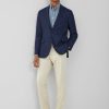 Kleding Hackett London | Glencheck-Blazer Van Wol En Linnen