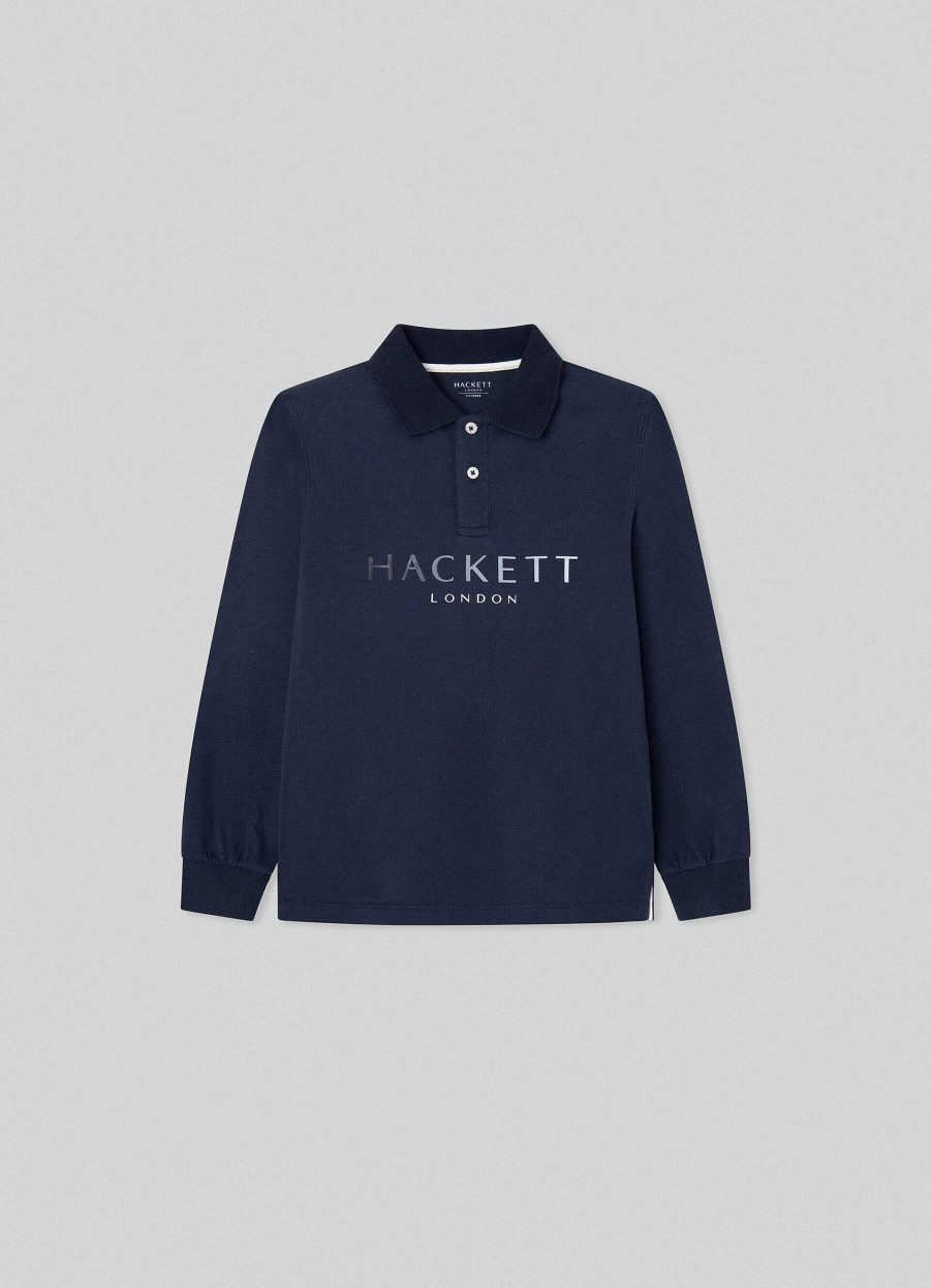 Jongens Hackett London | Hackett Londen Polo Met Lange Mouwen