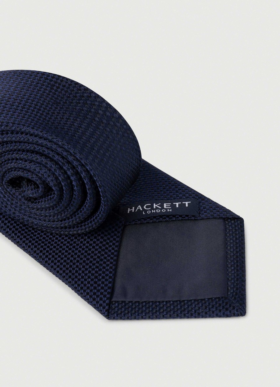 Accessoires Hackett London | Geruit Zijden Stropdas