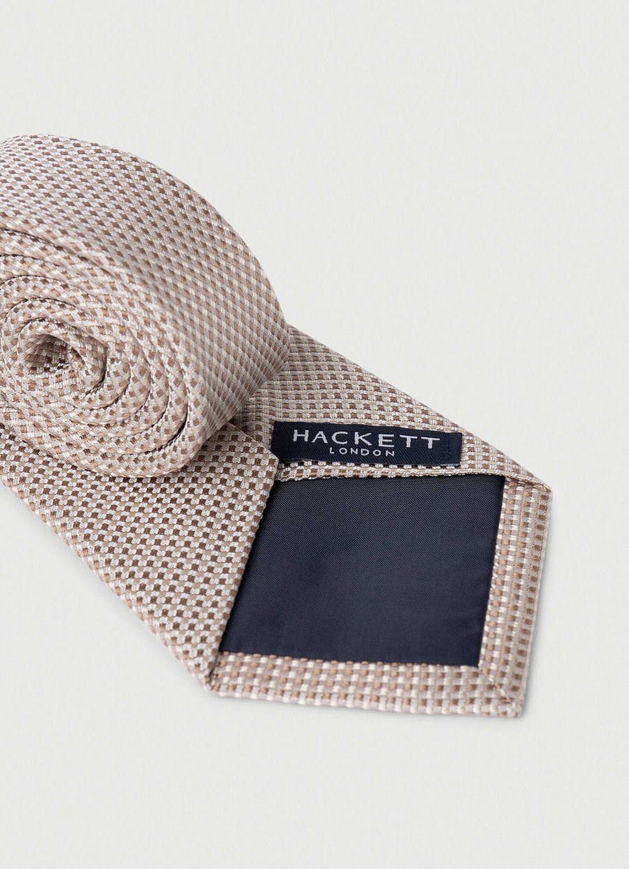 Accessoires Hackett London | Geruit Zijden Stropdas