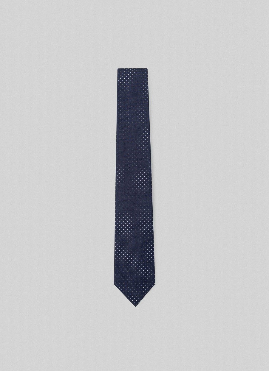 Accessoires Hackett London | Zijden Stropdas Met Polka Dot