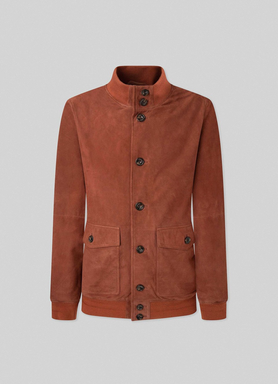 Kleding Hackett London | Suede Bomberjas