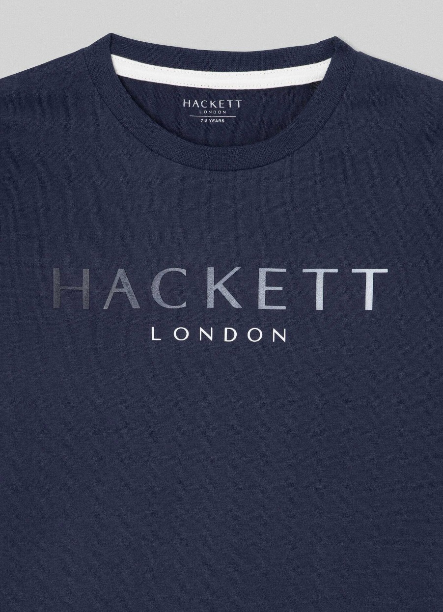 Jongens Hackett London | Klassieke Fit Sweatshirt Met Crew-Hals