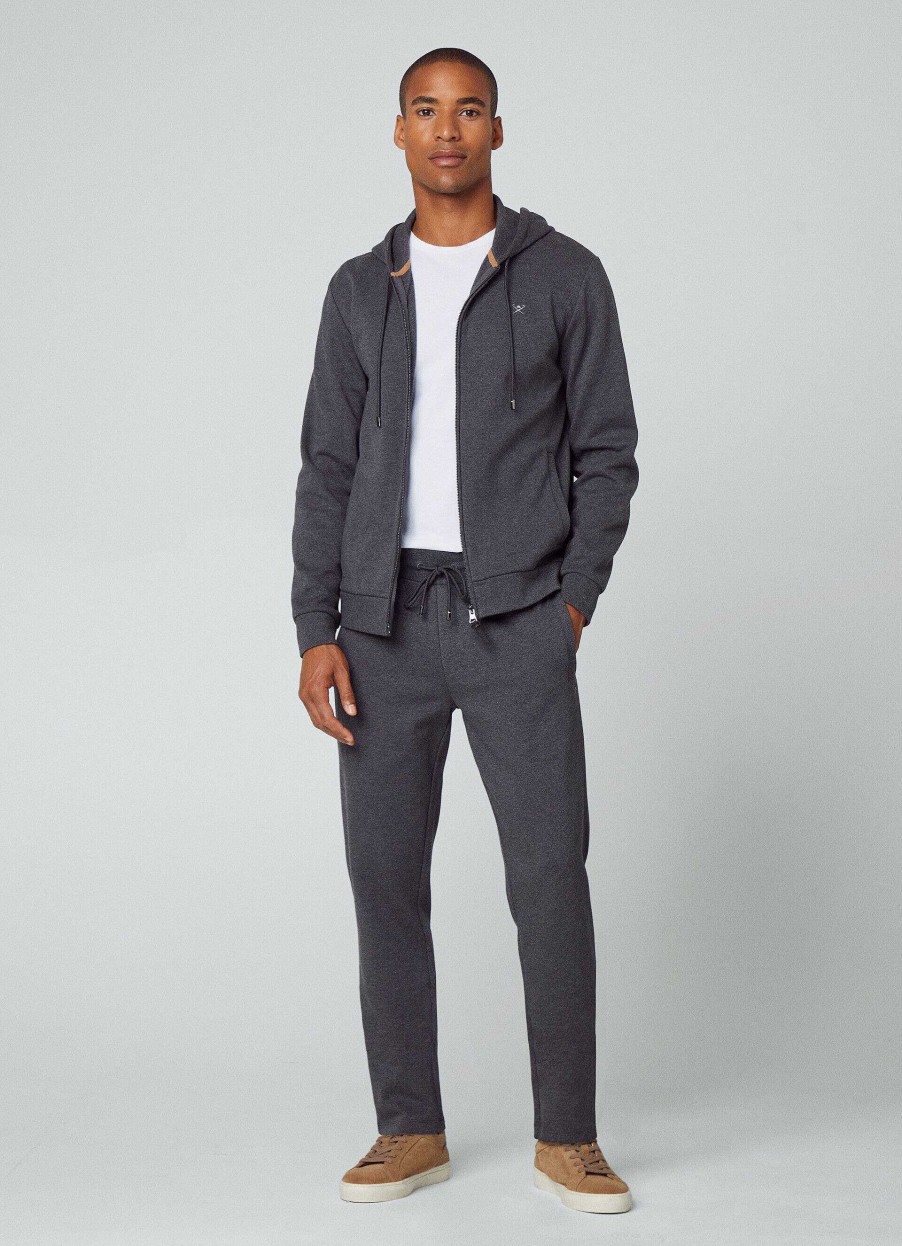 Kleding Hackett London | Slim Fit Hoodie Met Volledige Rits