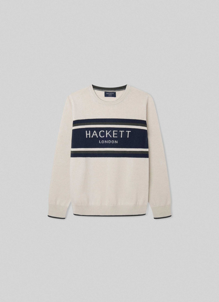 Jongens Hackett London | Katoenen/Wol Sweatshirt