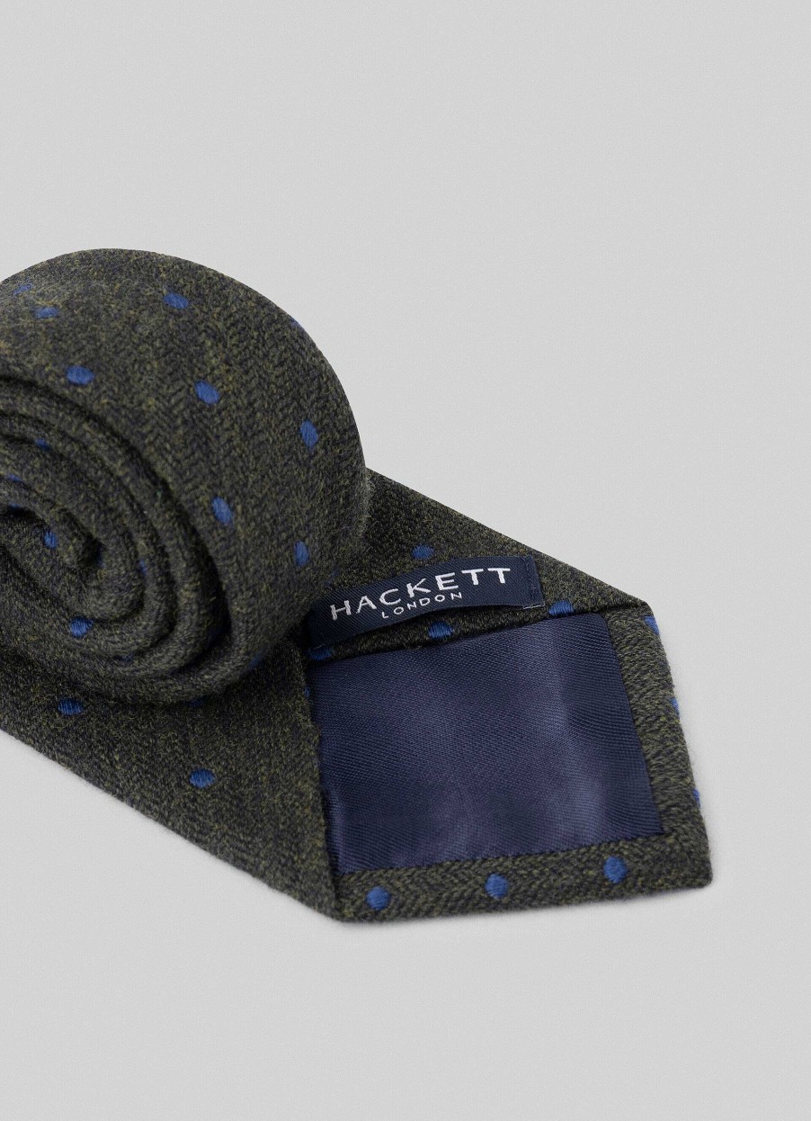 Accessoires Hackett London | Dot Zijden Stropdas