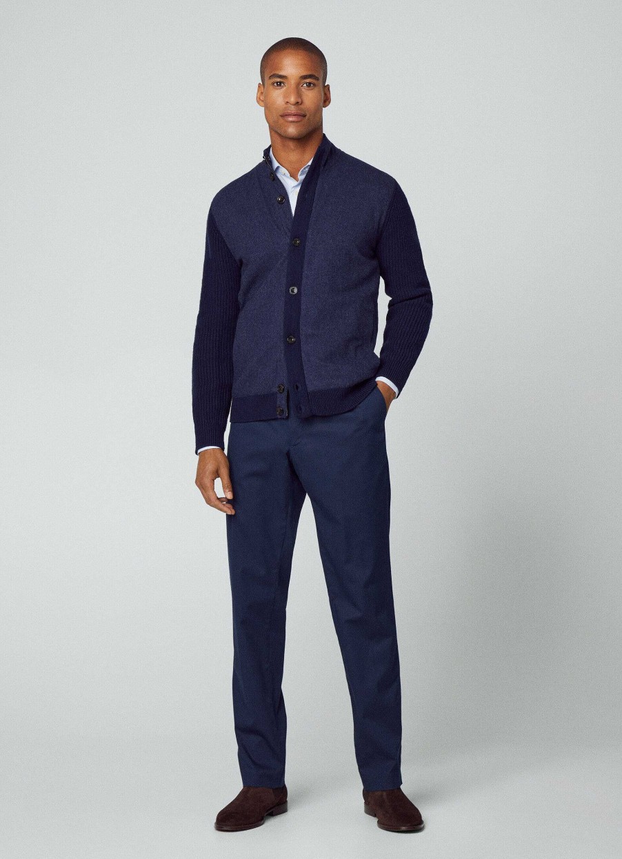 Kleding Hackett London | Hybride Vest Van Merinowol