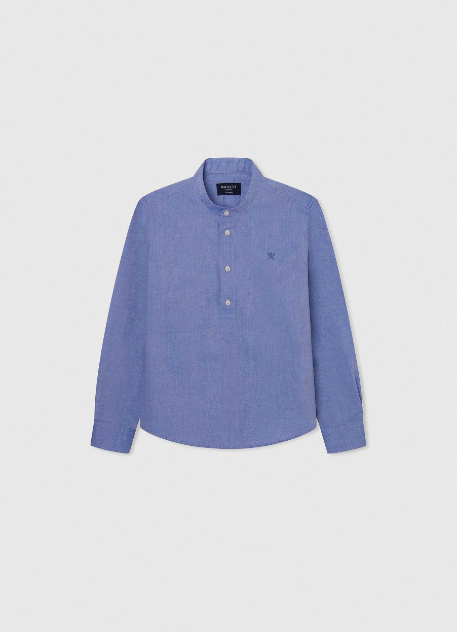 Jongens Hackett London | Klassiek Fit Chambray Overhemd