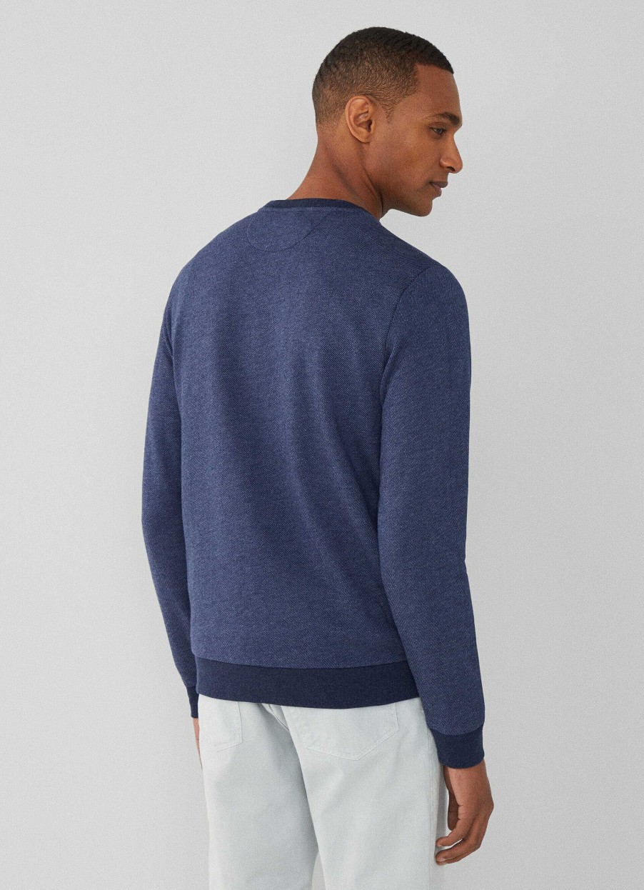 Kleding Hackett London | Klassieke Fit Jacquard Sweatshirt