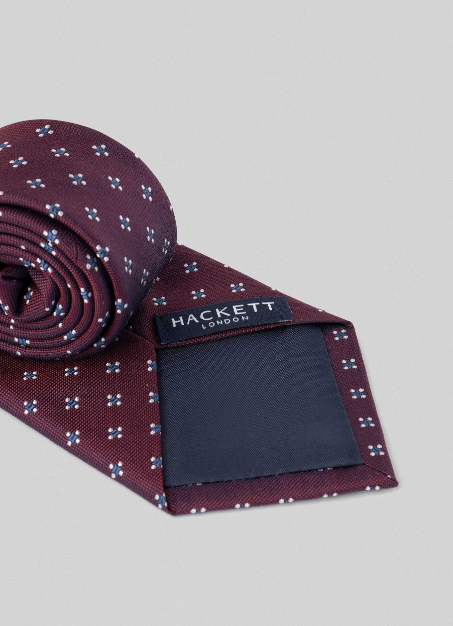 Accessoires Hackett London | Klaver Zijden Stropdas