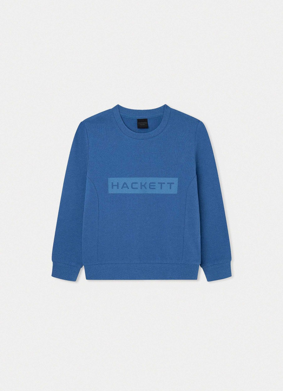 Jongens Hackett London | Hackett Sport Sweatshirt Met Crew-Hals