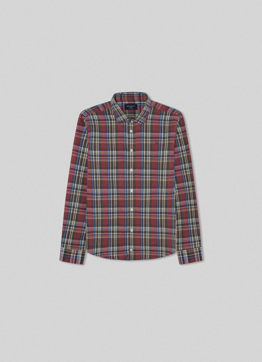 Jongens Hackett London | Overhemd Met Tartan-Geruit