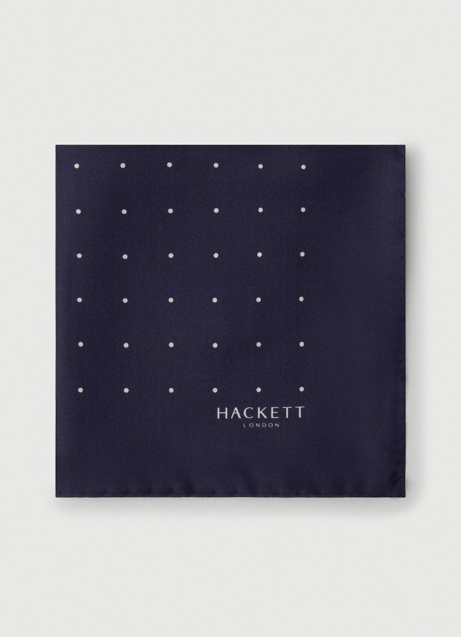 Accessoires Hackett London | Zijden Zakdoek Met Polka Dot