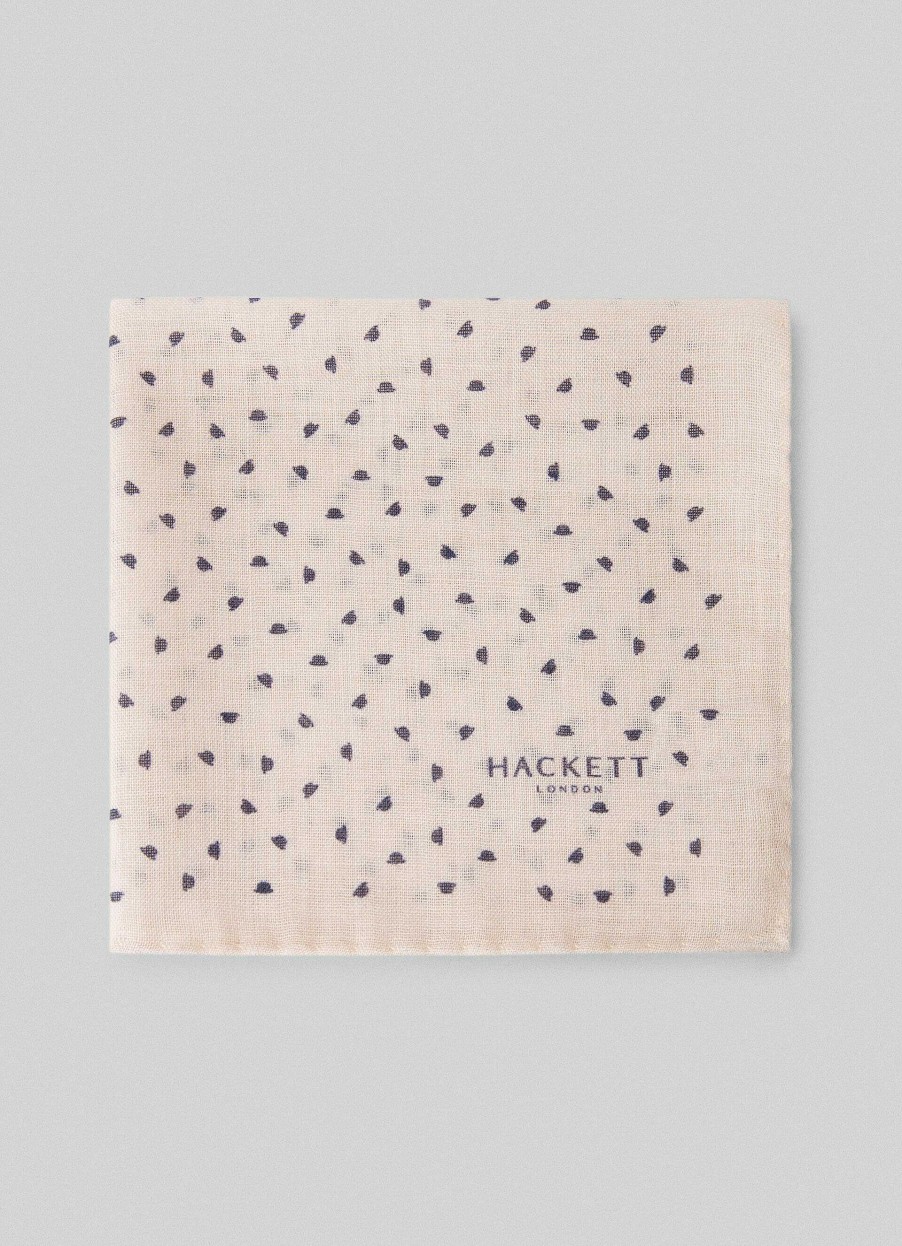 Accessoires Hackett London | Bowler Dot Wollen Zakdoek