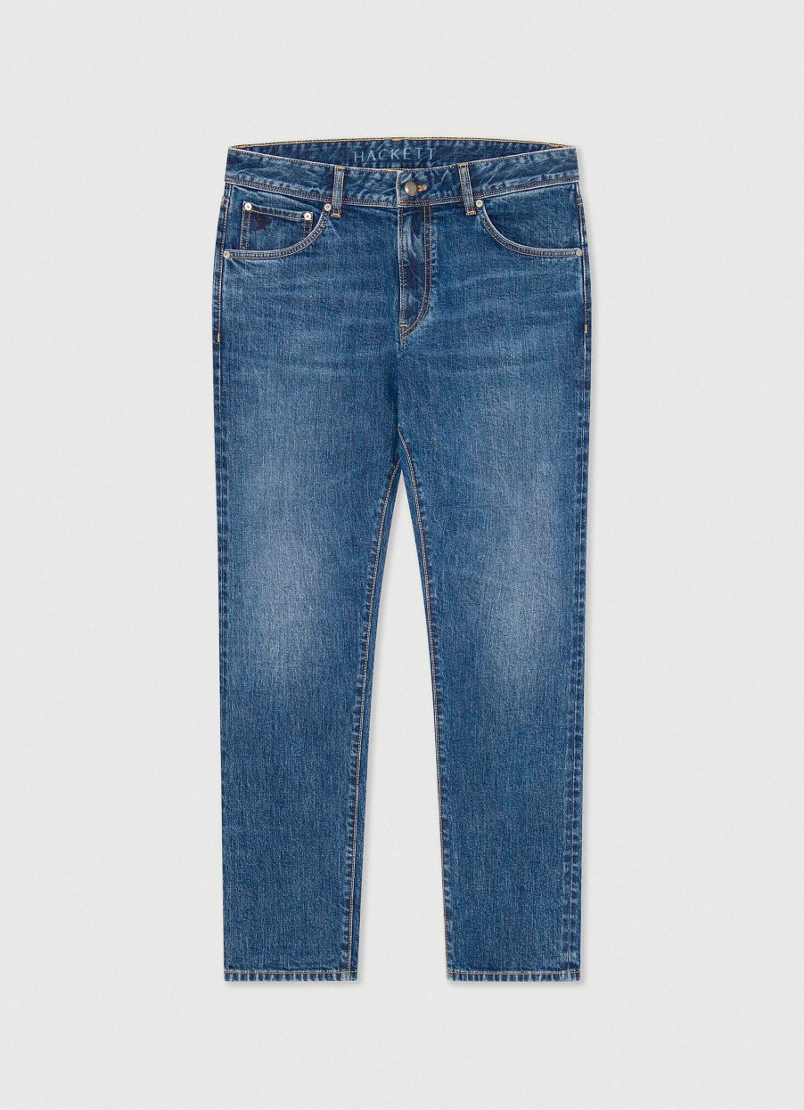 Kleding Hackett London | Klassieke Fit Selvage Jeans