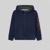 Jongens Hackett London | Fleece Hoodie Met Volledige Rits