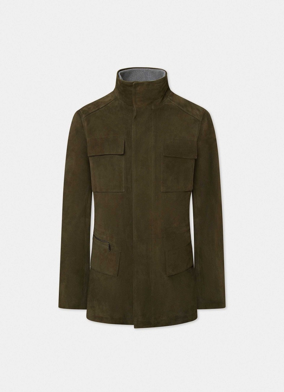 Kleding Hackett London | Suede Jas