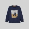 Jongens Hackett London | Motorfiets T-Shirt Met Lange Mouwen