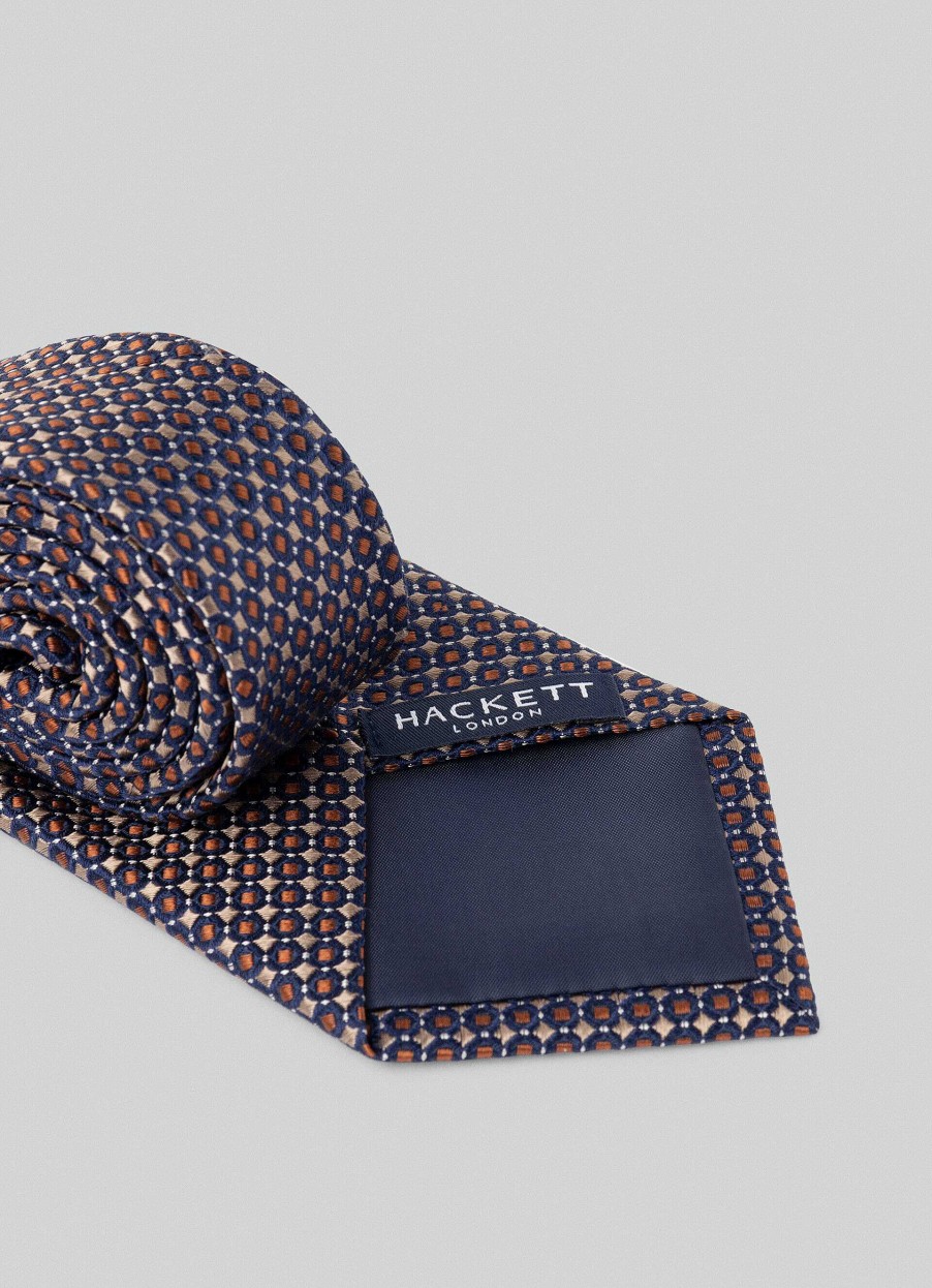 Accessoires Hackett London | Geometrische Zijden Stropdas