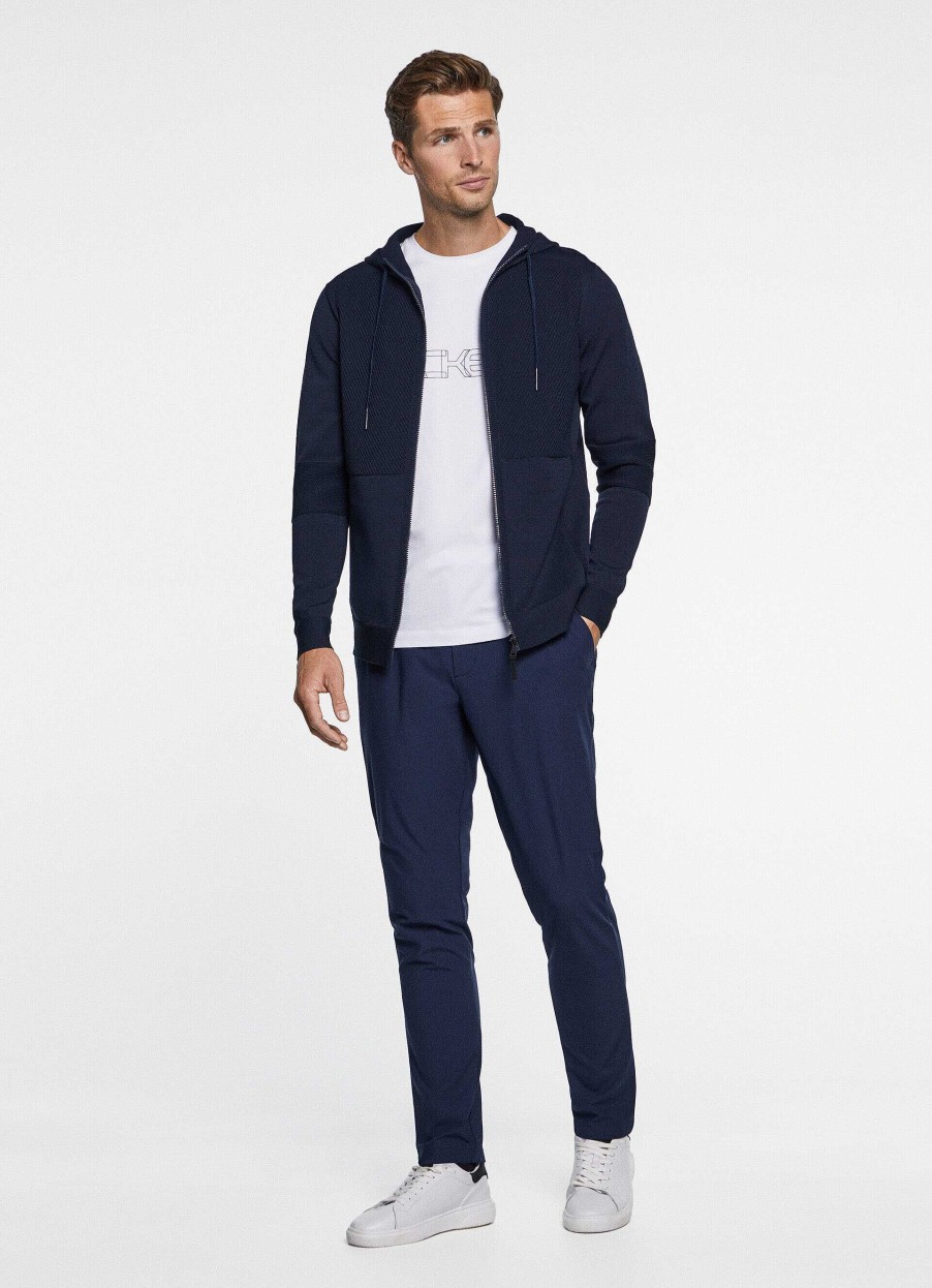 Kleding Hackett London | Hackett Sport Hoodie Met Volledige Rits