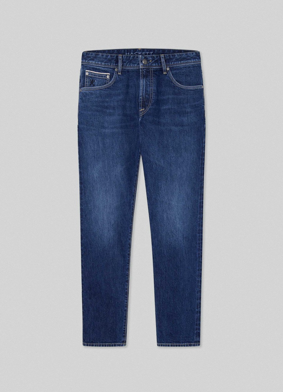 Kleding Hackett London | Klassieke Fit Vintage Wash-Jeans