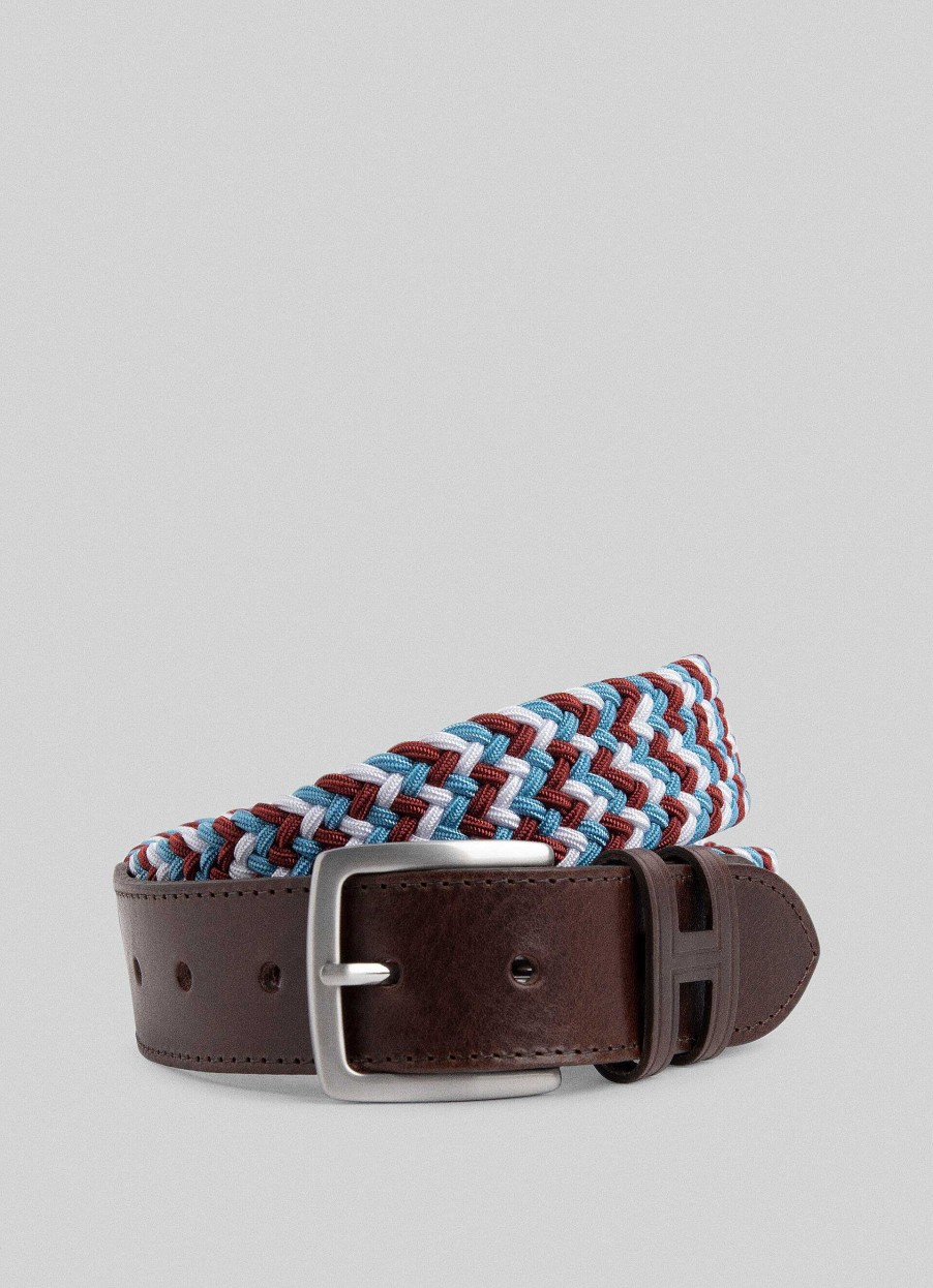 Accessoires Hackett London | Veelkleurige Gevlochten Riem