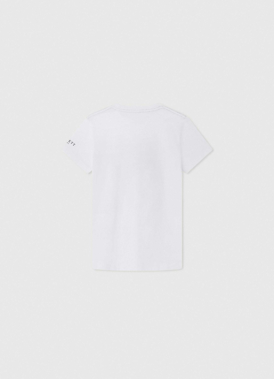 Jongens Hackett London | Getailleerd Skater-T-Shirt