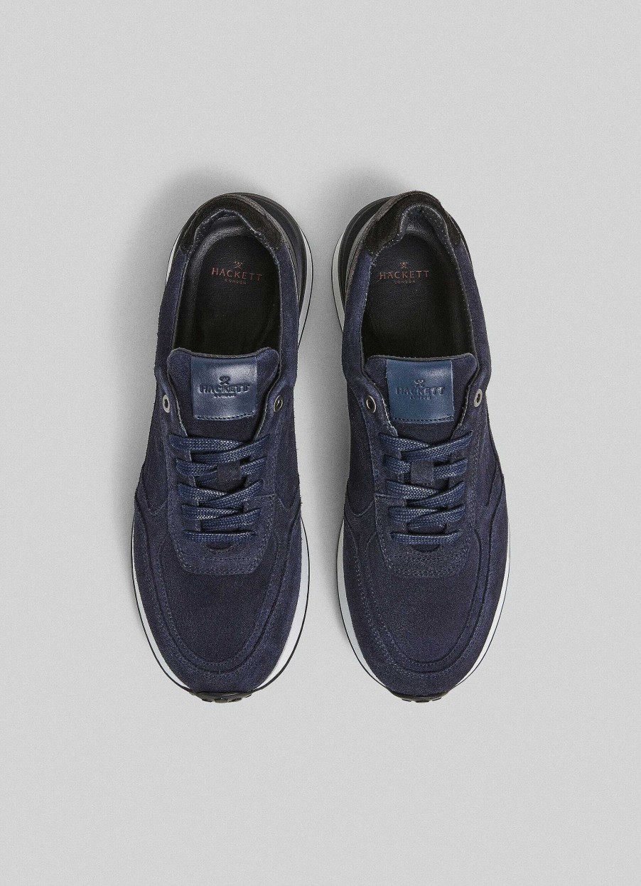 Schoenen Hackett London | Gecombineerde Suede Sneakers