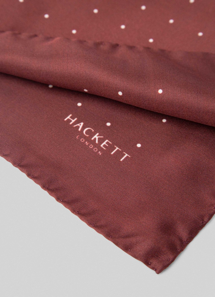 Accessoires Hackett London | Zijden Zakdoek Met Polka Dot