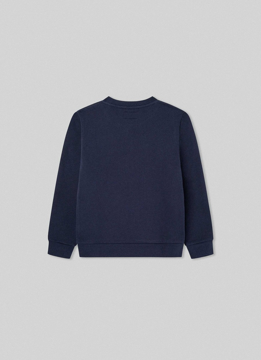 Jongens Hackett London | Slim Fit Sweatshirt Met Crew-Hals