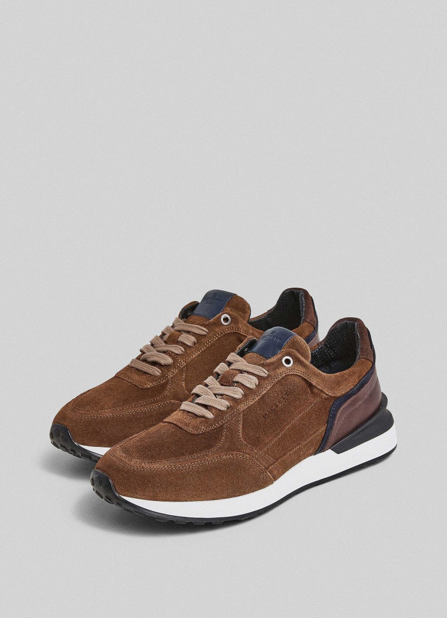 Schoenen Hackett London | Gecombineerde Suede Sneakers