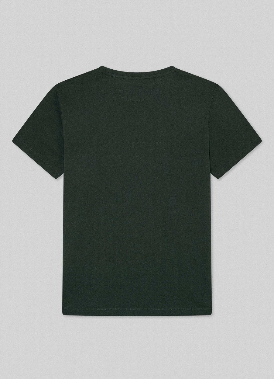 Kleding Hackett London | T-Shirt Van Pima-Katoenen