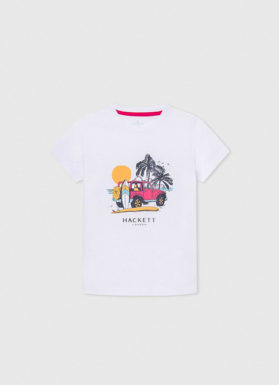 Jongens Hackett London | Tailored Fit Jeep-T-Shirt