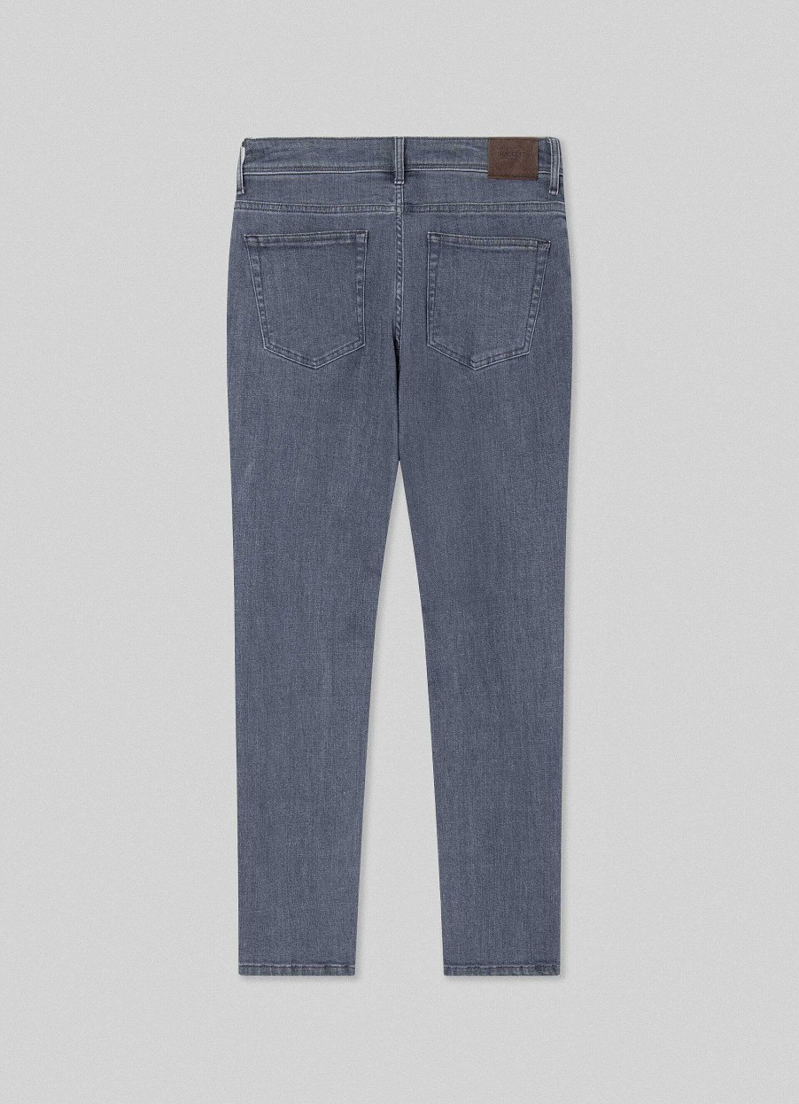 Kleding Hackett London | Slim Fit Grijze Powerflex Jeans