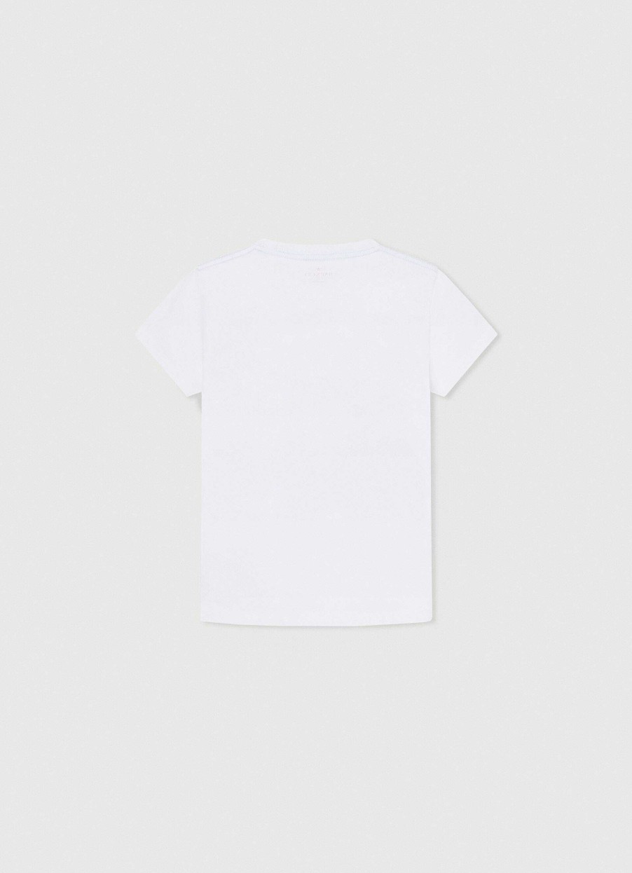 Jongens Hackett London | Getailleerd Skate-T-Shirt