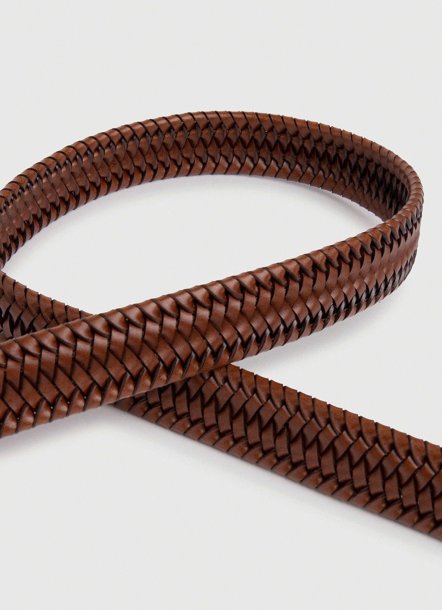 Accessoires Hackett London | Gevlochten Leren Riem