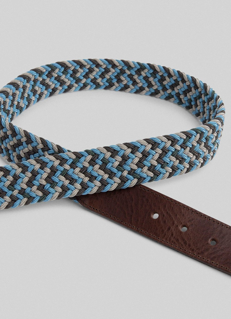 Accessoires Hackett London | Veelkleurige Gevlochten Riem